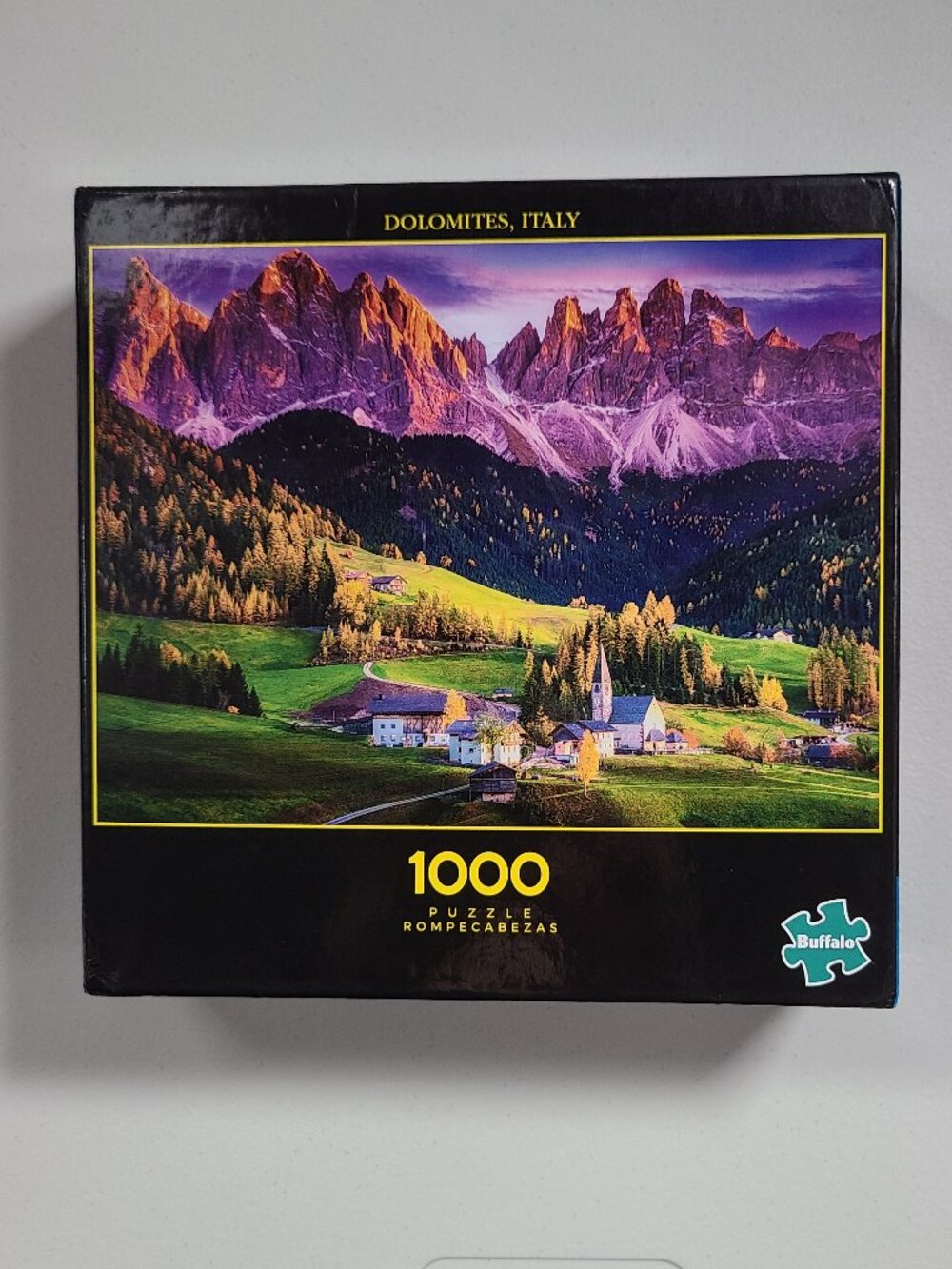 Puzzle Dolomites Italy Santa Maddalena Village 1000 pc - BOX DAMAGE